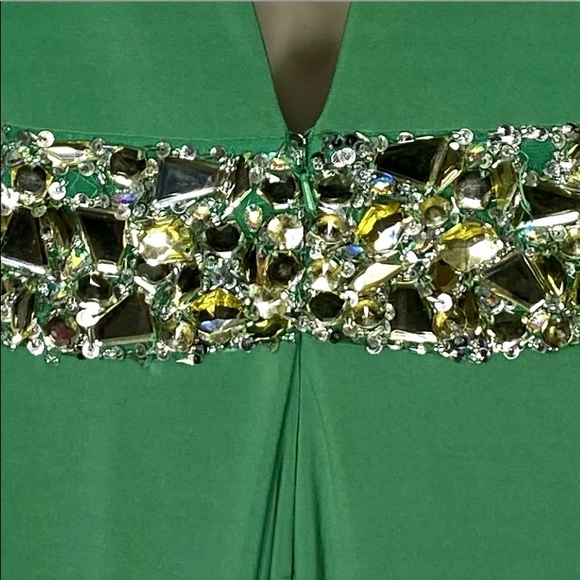 Claudine For Alyce Paris Women’s Jersey Dress Slit - Picture 4 of 12